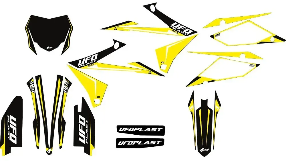 Ufo Sticker Stokes Suzuki Aufkleber - Black - One Size