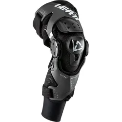 Leatt X-Frame Hybrid, Knie Orthesen - Schwarz/Dunkelgrau - S