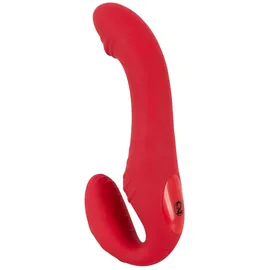 You2Toys Strapless Strap-On 3“ mit 3 Motoren, rot