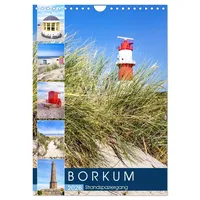 Calvendo Borkum Strandspaziergang (Wandkalender 2026 DIN A4 hoch), CALVENDO