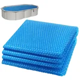 VOUNOT Pool Solarabdeckplane blau 450x220 cm