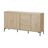 Höffner Sideboard Korsika Eiche Artisan Nachbildung B/H/T: ca. 170x87x40 cm - Eiche