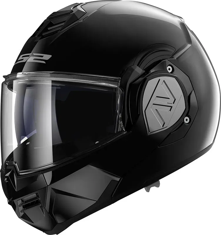 LS2 FF906 Advant Solid, casque modulaire - Noir - S