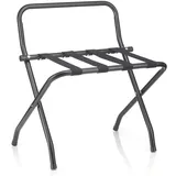CARO-Möbel Kofferständer 62 x 70 x 49 cm Schwarz