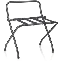 CARO-Möbel Kofferständer 62 x 70 x 49 cm Schwarz