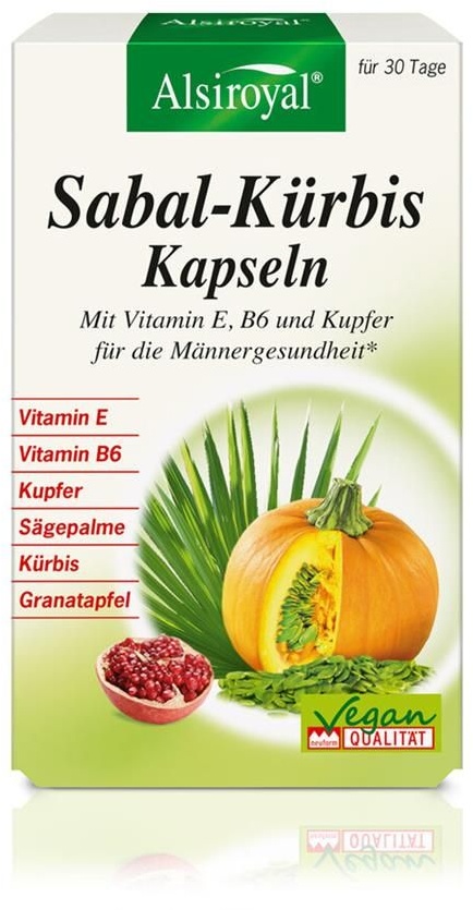 Alsiroyal Sabal-Kürbis-Kapseln 90Stück 45 g