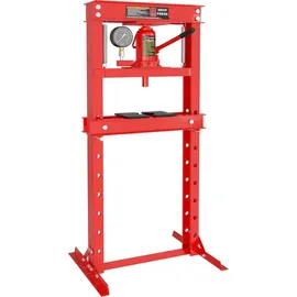 Wiltec Hydraulikpresse Stahl 420 mm rot