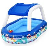 BESTWAY Family Pool Sea Captain 213 x 155 x 132 cm