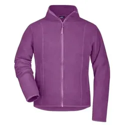 Damen Microfleece Jacke JN049, purpur, Größe M - purpur - M