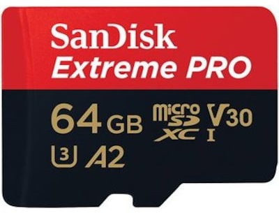 SanDisk Extreme Pro 64 GB microSDXC UHS-I-Speicherkarte bis 200 MB/s