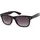 Stylebreaker Nerd Sonnenbrille Kunststoff UV400, Schwarz/Grau / Einheitsgröße