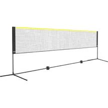 Vevor Badmintonnetz, höhenverstellbares Volleyballnetz, 510 x 155 x 103 cm faltbares Pickleballnetz, tragbares, Tennisnetz-Set mit Stangen, Ständer & Tragetasche,