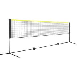 Vevor Badmintonnetz, höhenverstellbares Volleyballnetz, 510 x 155 x 103 cm faltbares Pickleballnetz, tragbares, Tennisnetz-Set mit Stangen, Ständer & Tragetasche,