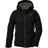 KILLTEC Jungen Steppjacke/Winterjacke mit Kapuze KOW 374 BYS QLTD JCKT, schwarz, 116