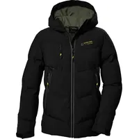 KILLTEC Jungen Steppjacke/Winterjacke mit Kapuze KOW 374 BYS QLTD JCKT, schwarz, 116,