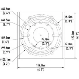 Allnet Masthalter für IP-CAM Outdoor ALL-CAM24xx