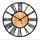 wall-art Industrielle Wanduhr 40 cm schwarz