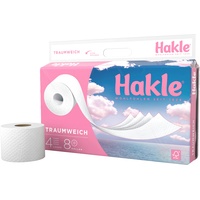 Hakle Toilettenpapier Traumweich, 4-lagig, 8 Rollen