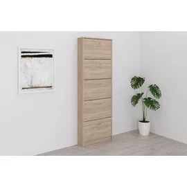 FMD Step 5 58,5 x 168,5 x 17 cm braun / braun