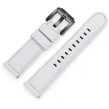 TW Steel Marc Coblen Armband Uhrenband Uhrenarmband Leder 22 MM Kroko Weiss LB_W_K_B