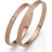 FIRETTI Trauring Schmuck Geschenk Gold 375 Hochzeit Ehering "LIEBE", Made in Germany, wahlweise mit oder ohne Brillant goldfarben 50