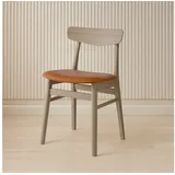Hammel Furniture Esszimmerstuhl Findahl by Hammel Mosbøl, Massivholz, gepolsterte Sitzfläche, versch. Farbvarianten braun