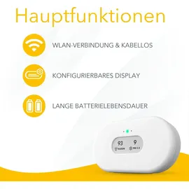 Airthings View Plus - Hygrometer, Weiss