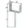 GAH Alberts U-Pfostenträger 81 x 100 x 200 mm Stahl