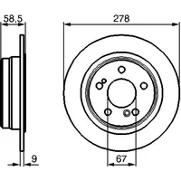 Bosch Bremsscheibe 0 986 478 565