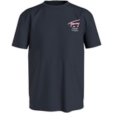 Tommy Jeans T-Shirt »TJM REG 3D STREET SIGNTR TEE EXT«, mit Print auf dem Rücken, blau