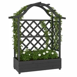 Proregal Hochbeet 138 x 110 x 44 cm Grau