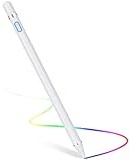 Rpanle Stylus Stift, Wiederaufladbarer Eingabestift Active Pencil kapazitiver Stylus Touchstift mit 1.5mm feiner Spitze Kompatibel mit Tablets/Lenovo/Huawei/HTC/Pixel (Weiß)