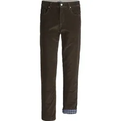 Thermohose BABISTA "Thermohose LUNUNO", Herren, Gr. 62, braun, Obermaterial: 98% Baumwolle CO. 2% Elasthan EL., regular fit, Hosen, mit wärmenden Thermofutter