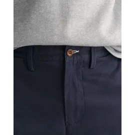 GANT Chinohose REGULAR TWILL CHINOS Regumit gefütterten Seitentaschen blau 31