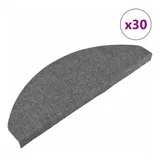 vidaXL Stufenmatten Selbstklebend 30 Stk. Grau 65x22,5x3,5 cm