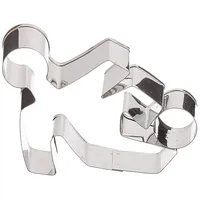 Städter Ausstechform Fußballspieler ca. 9 cm, Silber