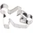 Städter Ausstechform Fußballspieler ca. 9 cm, Silber