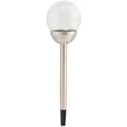 Gartenstecker SOLAR - silber