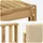 vidaXL Outdoor-Sofagarnitur 5-tlg. Weiß/Beige