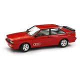 Audi A5-5893 - Audi Quattro 1980 Modellauto rot 1:18