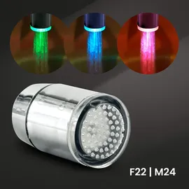 X4-Tools LED Wassersparfilter 2er Set Strahlregler