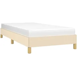 vidaXL Bettgestell 100 x 200 cm Creme
