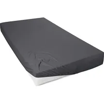 Primera Spannbettlaken Mako-Feinjersey 180 x 200 - 200 x 200 cm anthrazit