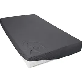 Primera Spannbettlaken Mako-Feinjersey 180 x 200 - 200 x 200 cm anthrazit