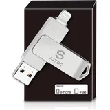 MFi-zertifizierter 256GB USB-Stick-Für-iPhone Foto Stick iPad Speicherstick Flash-Laufwerk-iPhone-Speicher Lightning-Memory-Stick iPhone Speichererweiterung iPad Backup Speicher Handy USB Stick iOS