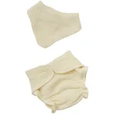Heless - Puppenkleidung aus 100 Prozent Bio-Baumwolle, ecru, 28-35 cm