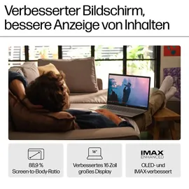 HP Pavilion 16" WUXGA IPS silber Core Ultra 7 155U 16GB/1TB SSD Win11 16-af0077ng