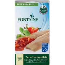 Fontaine Heringsfilets in Tomatencreme mit Tomatenstückchen