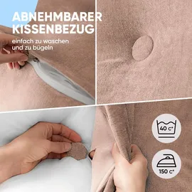 Björn&Schiller Rückenkissen Lesekissen 20 x 70 cm Beige