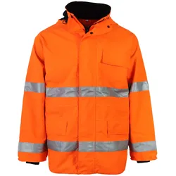 Viking Rubber Warn-/Wetterschutzparka Orange, Größe: XXL